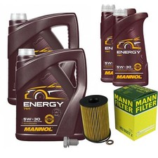 MANN Inspektionspaket 12L MANNOL Energy 5W-30 f�r BMW 7er F01 F02 F03 F04 760i