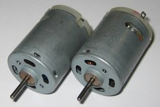 2 X RS-385 R/C Model Submarine Electric Motor - 12V DC - 17000 RPM - 2.3mm Shaft