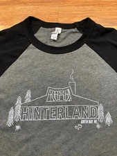 HINTERLAND BREWERY Restaurant GREEN BAY WI Craft Beer Uni-Sex 3/4 Sleeve MED NEW