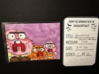 Aceo “speechless ” Original, miniature Drawing, 2.5x3.5in signed by Raven  — photo 1