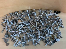 BIG LOT of 150+ Assorted WING NUT & BOLT Thumb Screw Drum Hardware Stand Parts