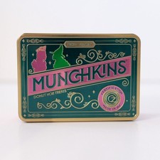 Dunkin’ x Wicked MUNCHKINS Collector Tin (Green/Gold) Limited Edition Tin Box