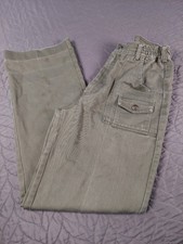 Vintage Boy Scouts Pants 26x29 Green Official Uniform BSA Hiking Flap Pockets