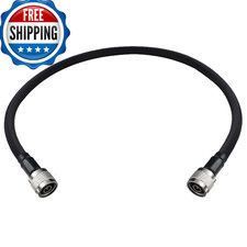 SureCall 2' SC-400 Ultra Low-Loss Coax Cable with N-Male Connectors - Black