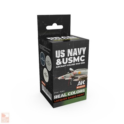 (M) AK Interactive RCS117 - US Navy & USMC Aircraft Colors 1945-1980 SET - Neu