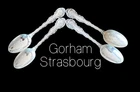 4 Pc Lot Of Gorham Strasbourg Sterling Silver TeaSpoons 139 grams NO RESERVE
