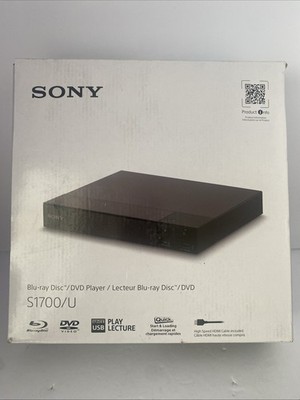 Sony BDP-S1700U Blu-ray DVD Player Dolby TrueHD DTS HDMI 1080p - New Open