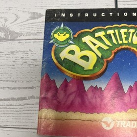 Nintendo NES Battletoads Manual 