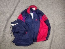 Vintage 90s Nike Swoosh Drill Tracksuit Bright neon color Pants Jacket Y2K Retro