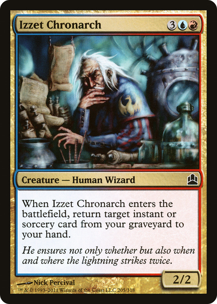 Izzet Chronarch #205 (LP) Commander CMD Magic MTG