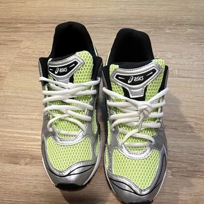 ASICS GEL-1130 Men s Low Top Colorblock Green/Silver Lace-Up Cushioned Mesh