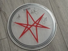 Bring Me The Horizon Signed Tour Used Large Drumhead 