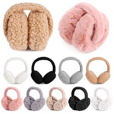 Foldable Plush Fleece Winter Ear Muffs Windproof Thermal Earmuffs