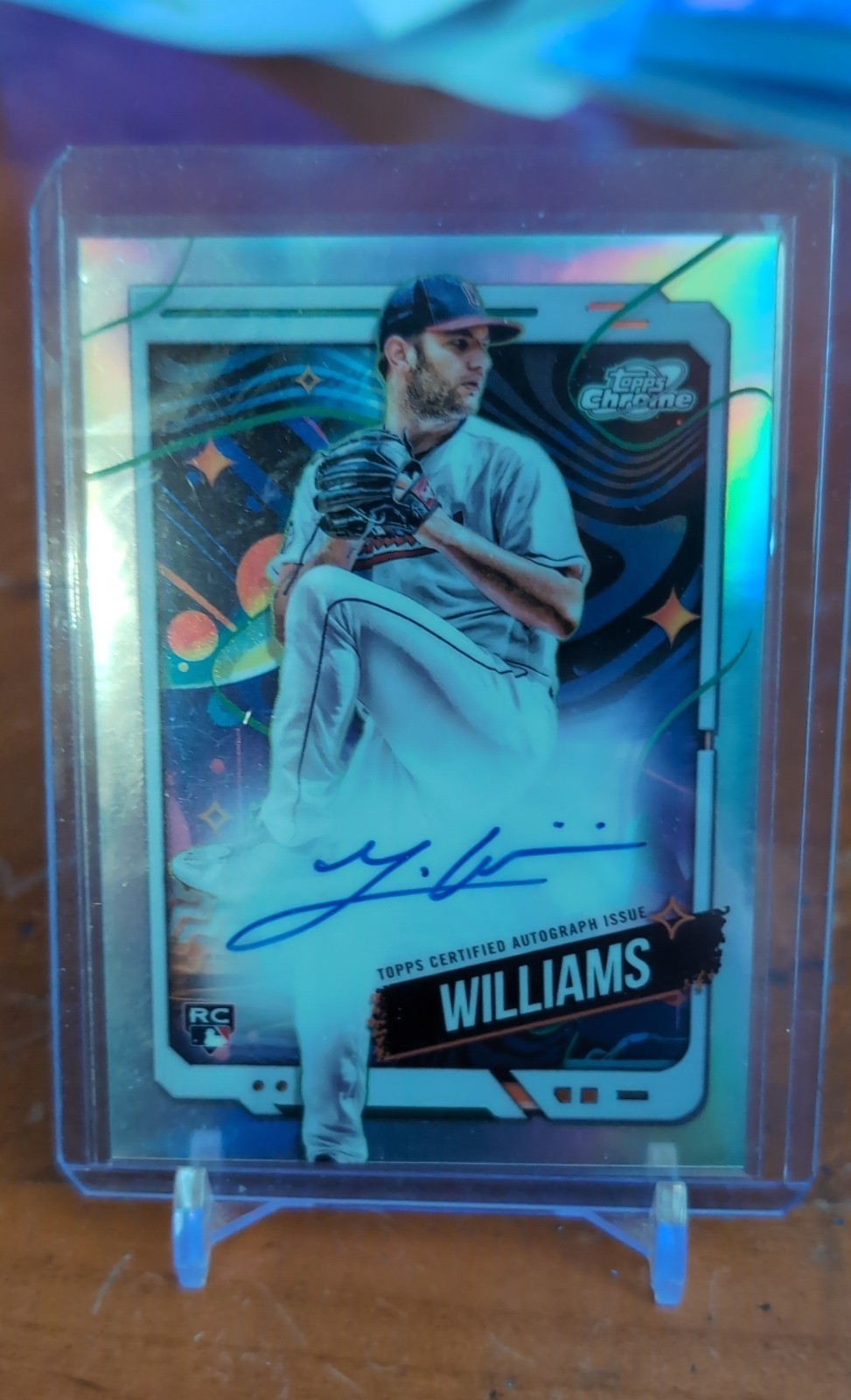 2024 Topps Cosmic Chrome - Autographs Gavin Williams #CCA-GW (AU, RC)