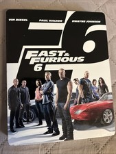 Fast & Furious 6 (Blu-ray & DVD & Digital 2013 STEELBOOK) 6th Vin Diesel Walker