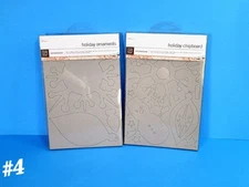 BASIC GREY LOT HOLIDAY CHIPBOARD HOLIDAY ORNAMENTS SCRAPBOOK MIXED MEDIA #4