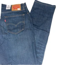 MEN'S Levi 514 Straight-Fit Stretch,BLUE DARK WASH, CHOOSE 33X34,36X30,36X34