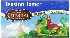 Pack of 2 X Celestial Seasonings Herbal Tea - Tension Tamer - Caffeine Free - 20