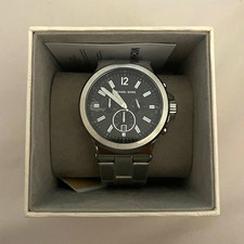 Michael Kors Herren Uhr MK8654 Quarz Chronograph Datum Edelstahl silber 50 …