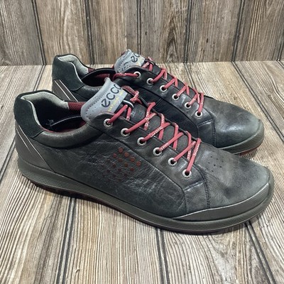 Ecco Sneaker Mens 47 EU 13 US Black Biom Natural Motion Golf YAK Leather