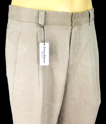 TOMMY BAHAMA Herren 100% SEIDE Beige LUXUS ABENDHOSE Hose - W33 L28 - 129£