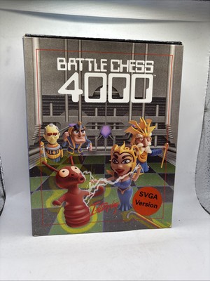 Battle Chess 4000Big Box IBM PC Version für PC komplett von Interplay selten