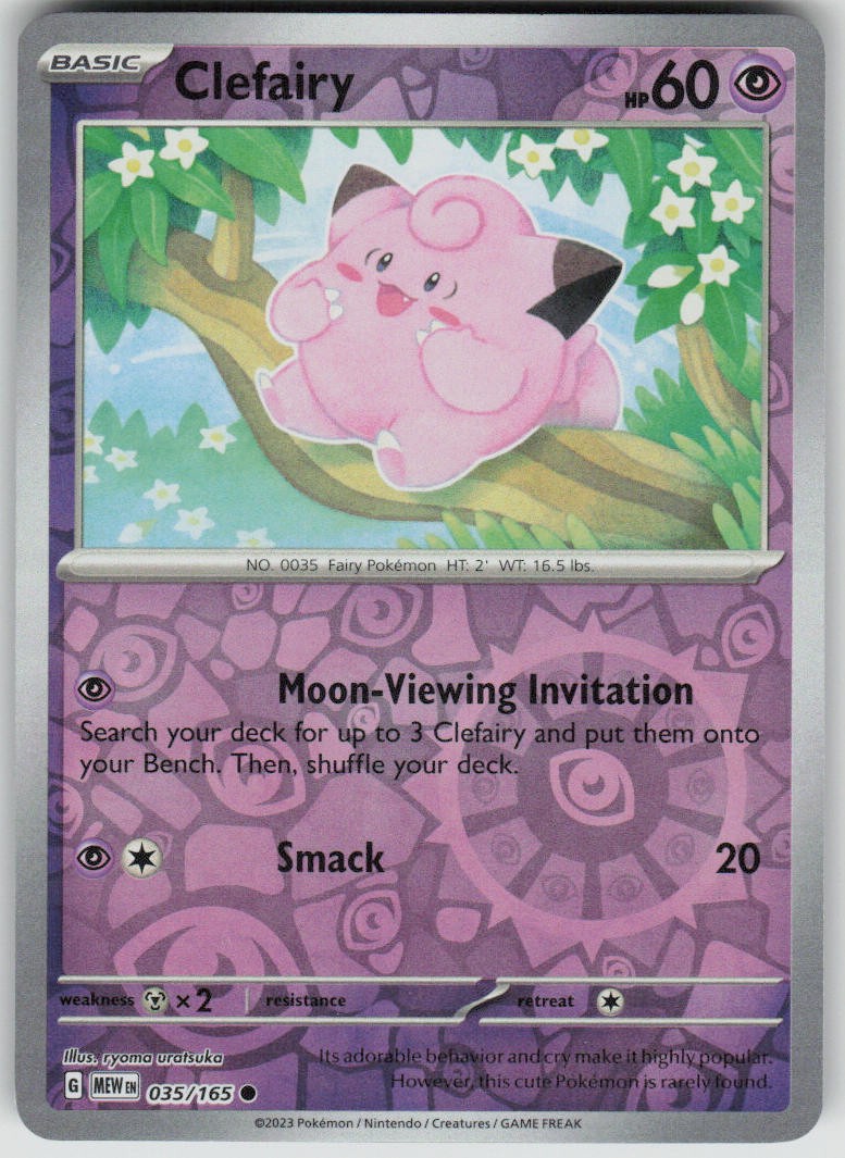 Clefairy 035/165 Common SV: Scarlet & Violet 151 NM | eBay