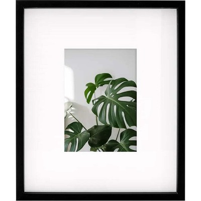 Kenro Strata Bilderrahmen 12x10 mit 7x5 Passepartout - Schwarz