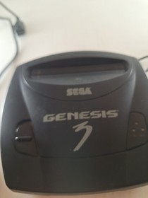 SEGA Genesis Model 3 Video Game Console W Controller No Av Cord