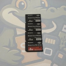LOT of 4 SONY MemoryStickPRODuo - 8GB - MagicGate - Untested - GC438