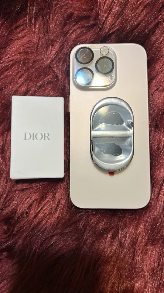 DIOR Beauty Phone Stand / Ring + Mirror Metal New In Box GWP - Image 4 of 4