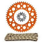 14 Tooth 49T Sprocket and Chain Kit 520 Pitch X-Ring Set Orange XC-F EXC-F SX-F