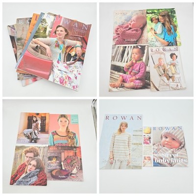 15x ROWAN Magazines Pattern Books Lot (5 Issues + 10 Other Mags)