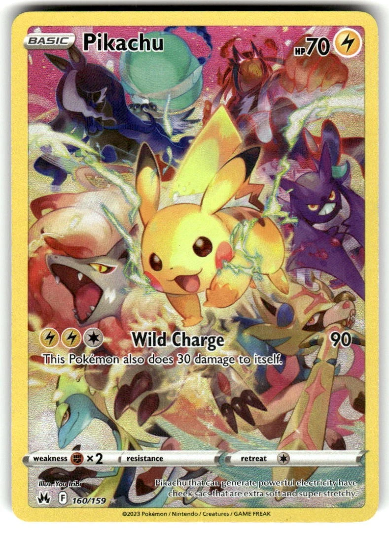 ピカチュウ 160/159 ドイツ語版　【美品】　プレシャス Pikachu 160/159 Crown Zenith for sale | eBay