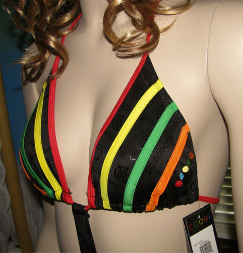 NUEVO TRAJE DE BAÑO COOGI SexyLogo CUERDA MONOKINI S L XL $120 - Imagen 3 de 12