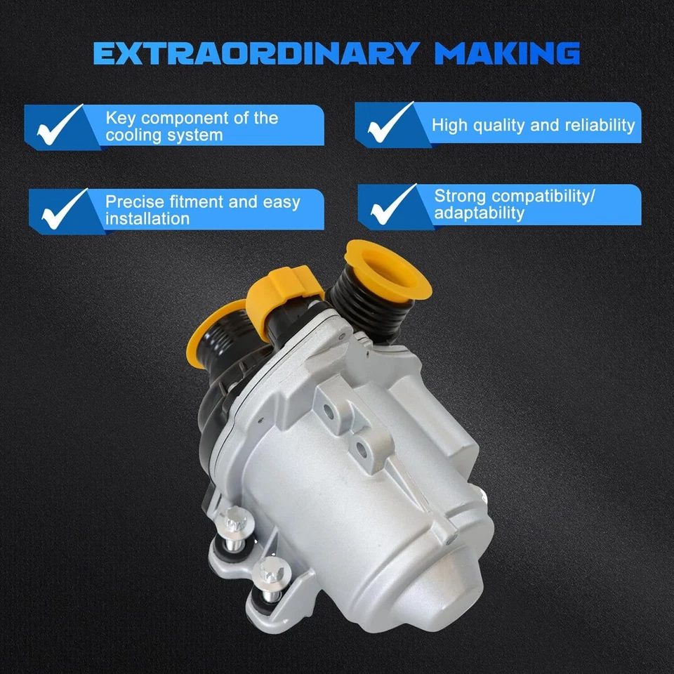Electric Water Pump For 2009-2014 BMW N54 N55 3.0L 135i 335i 535i 11517632426 Foto 4 de 4