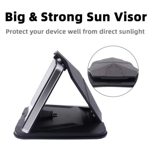 Supporto GPS Cruscotto, Adatto a Schermi 4.3"-9.6", Universale Compatibile con Tutti gli Sm... - Foto 4 di 7