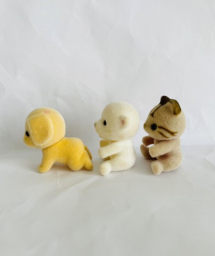 Sylvanian Families Golden Labrador Dog Baby,Striped Cat Baby & Polar Bear Baby - 第 5/6 張圖片