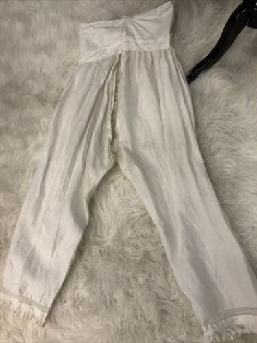 Antique Vintage Linen Petticoat Slip Bloomers XS-S