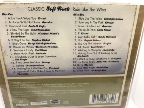 Rare Time Life Classic Soft Rock: Ride Like The Wind (Cd, 2-Disc, 2006) - Picture 3 of 7