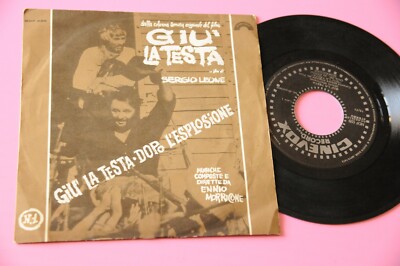 ''MORRICONE SERGIO LEONE 7'''' RUNTER DER KOPF ORIG ITALIEN 1971 EX''