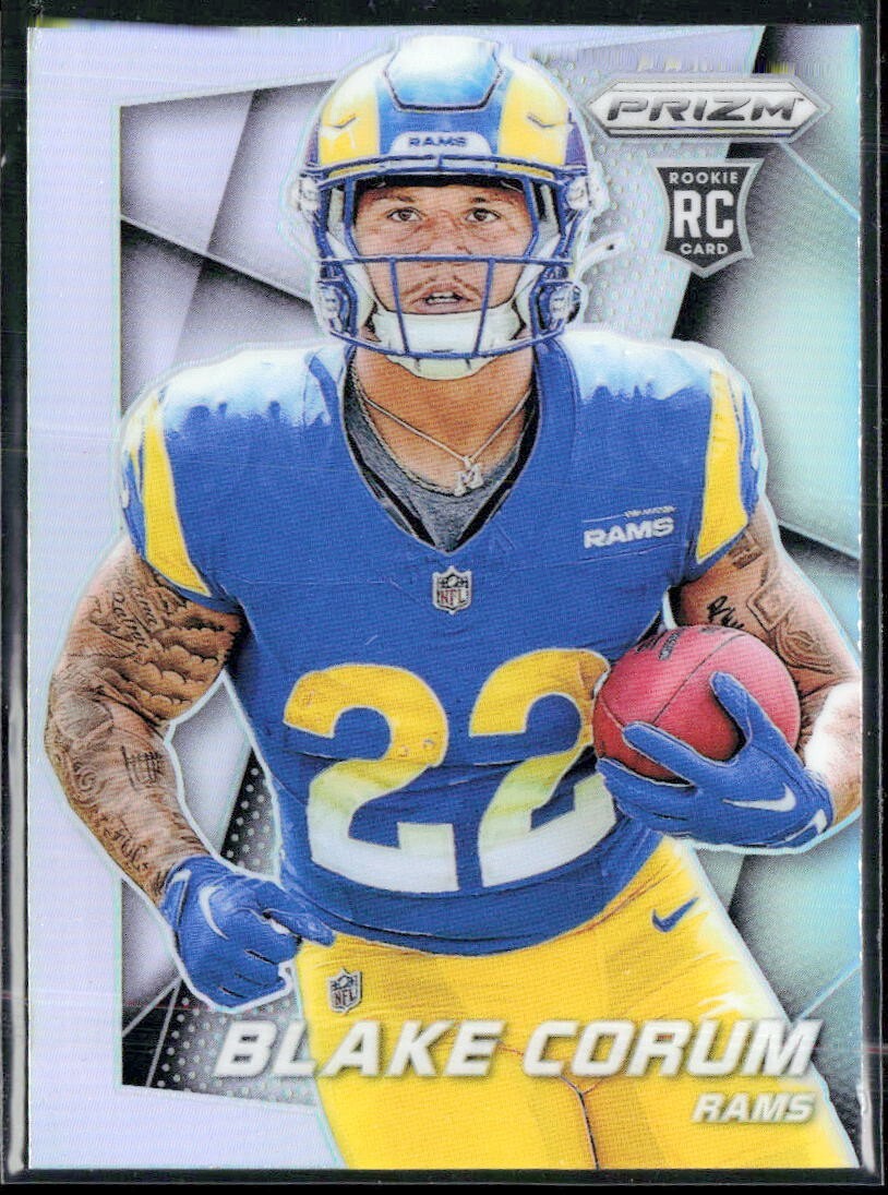 2024 Prizm Blake Corum Rookie Flashback No Huddle #9 Los Angeles Rams RC