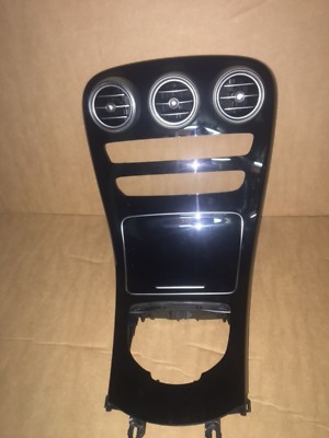 Touchpad-Abdeckung Für Mercedes C-Klasse & GLC - Schwarze Controller-Konsole Für Armaturenbrett - Premium-ABS