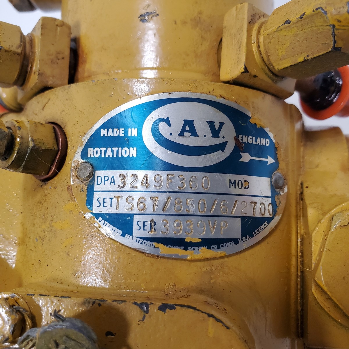 Perkins 4.236 Injection Pump fits Lucas Backhoe 816 Engine