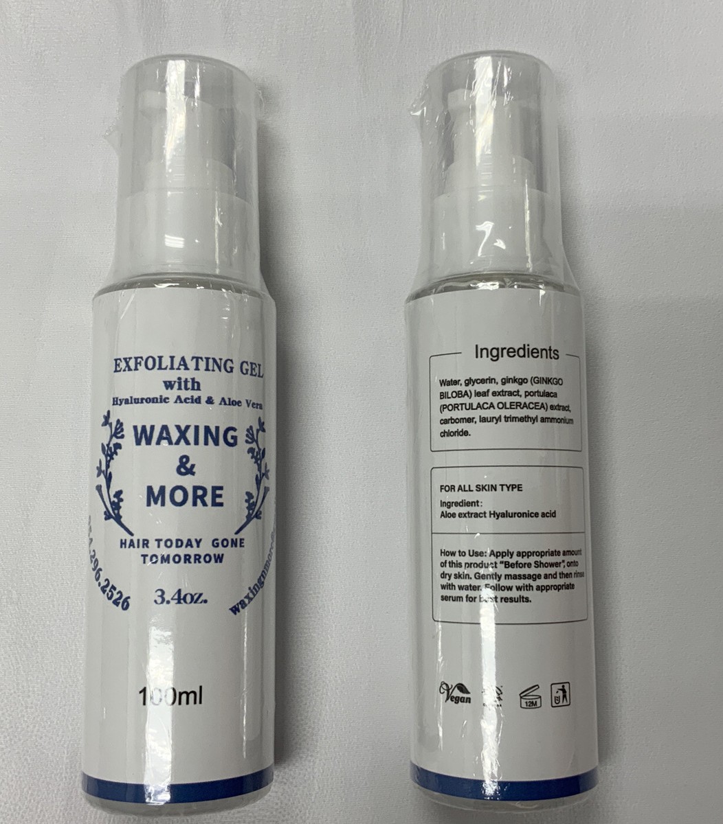 Brazilian Exfoilating Gel with Hyaluronic Acid and Aloe Vera 3.4 Oz / 100ml  | eBay