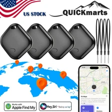 1-4 Packs Bluetooth Tracker Smart Tag Key Finder Item Locator For Apple Find My