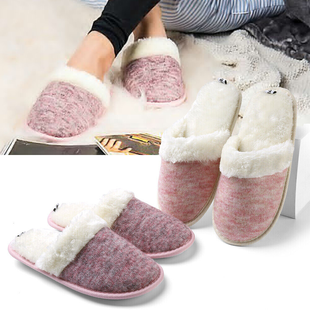 SAOLA Pantofole donna moda calde peluche morbide comode con suola memory foam scarpe da interno