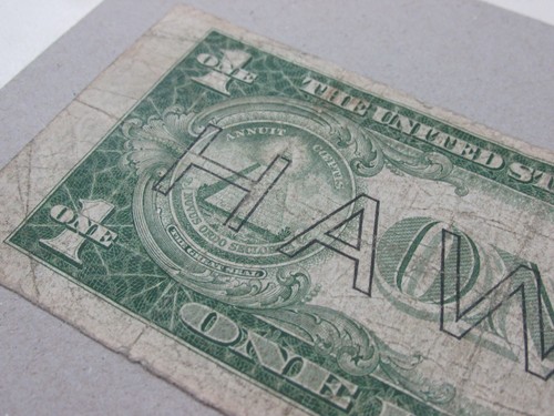 SERIES 1935 A "HAWAII" WWII EMERGENCY ISSUE $1 SILVER CERTIFICATE NOTE V133 - Picture 4 of 6