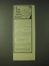 1900 Dana & Co. Toy Peerless Iceland Freezer Ad - A toy that saves lives