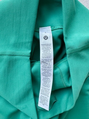Lululemon Wunder Train Leggings Gr S ; Sporthose in türkisgrün, Yoga, Pilates - Bild 2 von 5